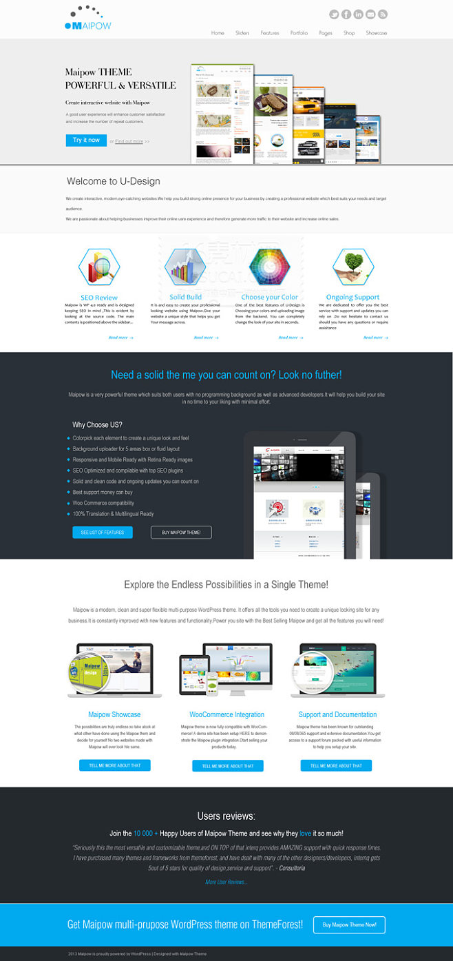 應(yīng)用程序開發(fā)站模板PSD分層素材網(wǎng)頁 |.